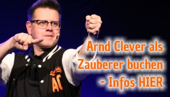 Arnd Clever live on Stage.
